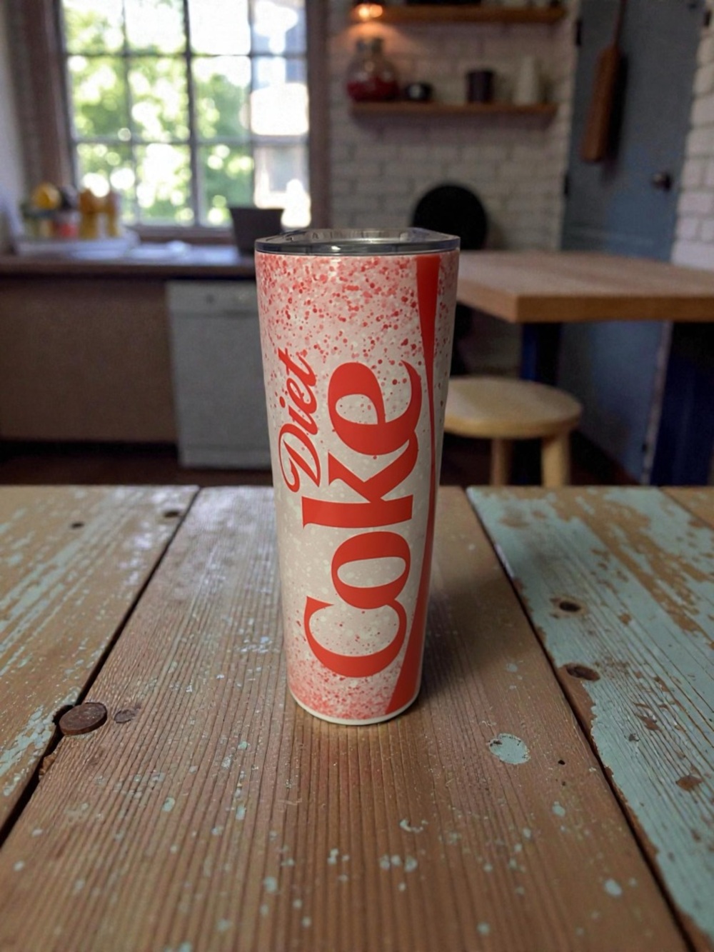 Pink Soda-Inspired Skinny Tumbler | 20oz Stainless Steel Drink Cup
